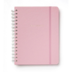 Planner Permanente Semanal Wire-o A5 Pastel Rosa Cícero - comprar online