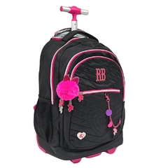 Kit Mochila de Rodinhas Oficial Rebecca Bonbon RB2441 Preto - comprar online