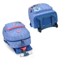 Kit Mochila de Rodinhas Oficial STITCH DISNEY - Luxcel Azul na internet