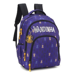 Mochila de Costas Oficial WANDINHA ADDAMS Luxcel 47261 Roxo na internet