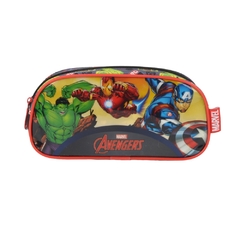 Kit Mochila Costas e Estojo AVENGERS VINGADORES Luxcel Preto - comprar online