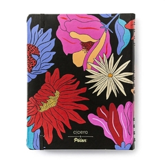 Caderno Organizador Cícero Duo PÓLEN 17x24 Tropicália Preto na internet