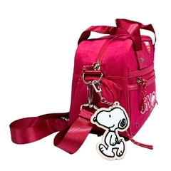 Bolsa Mini Baú Oficial SNOOPY Colors em Nylon SP2849PK Pink na internet