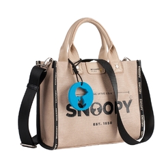 Bolsa Tiracolo Média SNOOPY SP2639BG Bege Semax