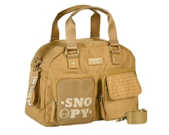 BOLSA SNOOPY BAÚ CASUAL ESPORTIVA COLORS TAUPE - SP2240TP