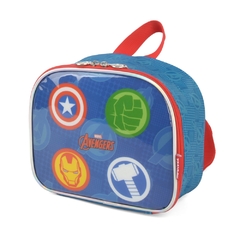 Imagem do Kit Mochila Rodinhas AVENGERS VINGADORES Luxcel Azul