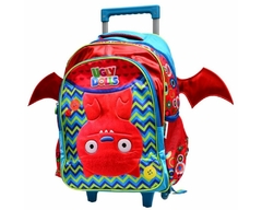 KIT MOCHILA DE RODINHAS OFICIAL UGLYDOLLS UG2304 VERMELHO - comprar online