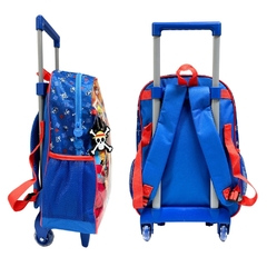 Kit Mochila Rodinhas Lancheira e Copo Térmico ONE PIECE - Arrivata