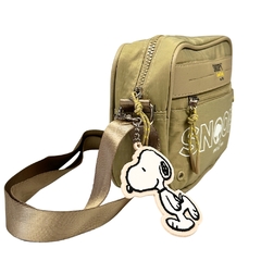 Bolsa Transversal Oficial SNOOPY Colors Nylon SP2847 Taupe - comprar online