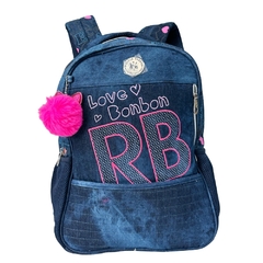 Mochila de Costas em Jeans OFICIAL REBECCA BONBON RB3165