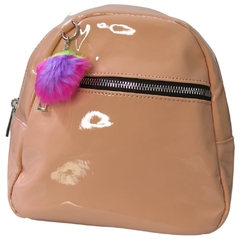 Bolsa Mini Mochila De Costas Pagani Vinil LD1948 Rose - comprar online