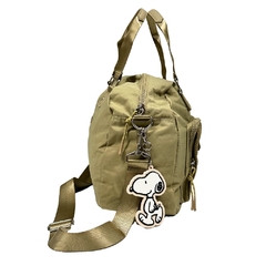 Bolsa Baú G Oficial SNOOPY Colors em Nylon SP2848 Taupe - comprar online