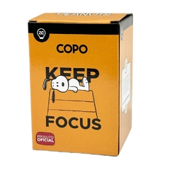 Imagem do Copo Viagem Snap em Inox 300ML SNOOPY KEEP FOCUS - ZC