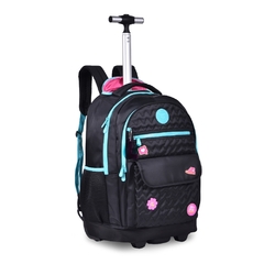 Mochila de Rodinhas Juvenil em Nylon OFICIAL LULUCA LU24085 - comprar online