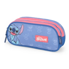 Estojo Duplo Oficial STITCH DISNEY - Luxcel Azul - comprar online