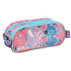 Estojo Duplo Oficial STITCH DISNEY - Luxcel Roxo