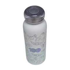 Garrafa Térmica Inox Bubble 500ML 100 ANOS DISNEY Branca ZC - Arrivata