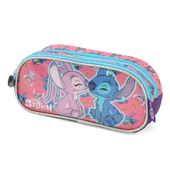 Estojo Duplo Oficial STITCH DISNEY - Luxcel Roxo na internet