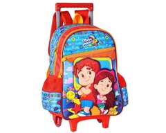 KIT MOCHILA DE RODINHAS OFICIAL MARIA CLARA E JP - VERMELHA - comprar online