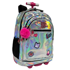 Mochila de Rodas Holográfica Oficial Rebecca Bonbon RB2481 - Arrivata