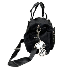 Bolsa Baú G Oficial SNOOPY Colors em Nylon SP2848 Preto na internet