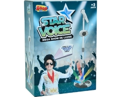 KIT MICROFONE COM PEDESTAL E SHOW DE LUZES - ZOOP TOYS - comprar online