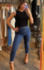 calca basica skinny lycra - ECI MODA FEMININA 