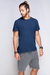Camiseta Básica Premium Azul Estonada - comprar online