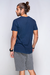 Camiseta Básica Premium Azul Estonada na internet
