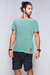 Camiseta Básica Premium Verde Estonada - Azor