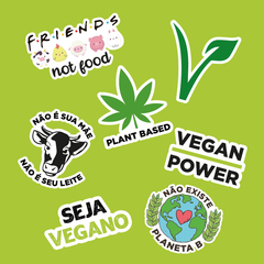 Adesivo V de Vegano em Vinil - comprar online