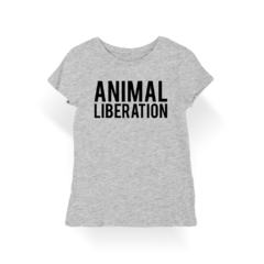 Camiseta Baby Look Animal Liberation na internet