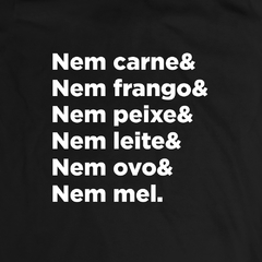 Camiseta Nem Carne - comprar online