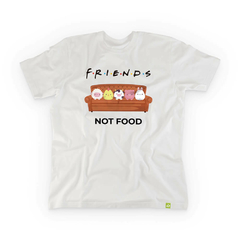 Camiseta Friends Not Food - Plantariano - Camisetas Veganas e Ecológicas