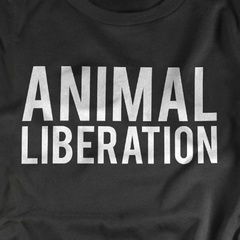 Camiseta Baby Look Animal Liberation - Plantariano - Camisetas Veganas e Ecológicas