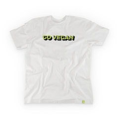 Camiseta Go Vegan - Plantariano - Camisetas Veganas e Ecológicas