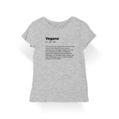 Camiseta Baby Look Vegano Significado - comprar online