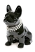 Adorno - Figura Bulldog Francés Negro con Collar de Strass - comprar online