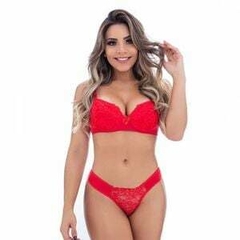 Conjunto 1/2 Taça Fio Dental Em Renda Com Lacinho Patitex - sexshopchamaintensasp