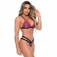 Conjunto Strappy sem Bojo em Renda Floral Patitex - comprar online