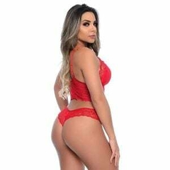 Conjunto Bojo Gota Com Strappy E Lacinho Hot Love na internet