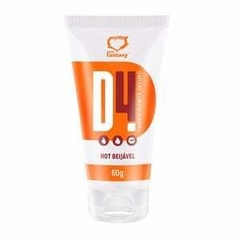 D4 Lubrificante Íntimo Beijável Hot 60G Sexy Fantasy