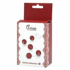 Bolinha Tailandesa P em Acrílico Com Corda em Silicone Êxtase - sexshopchamaintensasp