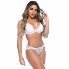 Conjunto sem Bojo Strappy Delicado em Renda Patitex - loja online