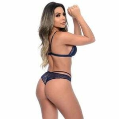 Conjunto sem Bojo Strappy Delicado em Renda Patitex na internet