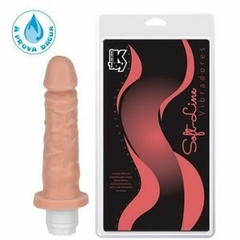 Prótese com Vibrador Interno 17,5x3,8cm K Gel