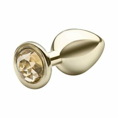 Lite Plug Dourado M Com Pedra Dourada Sexy Fantasy - comprar online