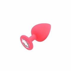 Plug Anal Redondo Em Silicone Com Pedra Sexy Import - sexshopchamaintensasp