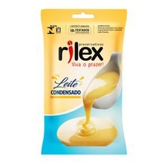 Preservativo Lubrificado com Aroma de Leite Condensado 3 Unidades Rilex