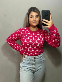 Blusa Coração na internet